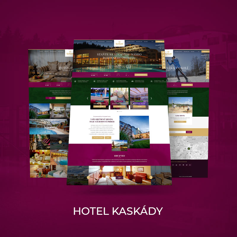 Dizajn pre hotel Kaskády